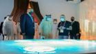 محمد بن راشد يزور جناحي الأردن وسنغافورة في إكسبو 2020 دبي