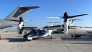 "دبي للطيران" يشهد أول ظهور للطائرة AW609 بالمنطقة