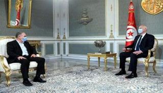 قيس سعيد يستقبل نور الدين الطبوبي - أرشيفية