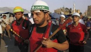 مشاهد إرهاب إخوانية في اعتصام لهم بالقاهرة - أرشيفية