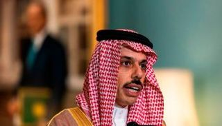 وزير الخارجية السعودي الأمير فيصل بن فرحان آل سعود