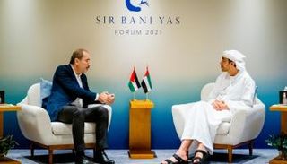 الشيخ عبدالله بن زايد آل نهيان وأيمن الصفدي