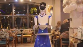 نادل إلكتروني في مطعم موصلي شمال العراق