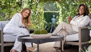 جانب من لقاء أوبرا وينفري وأديل