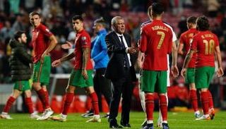 كريستيانو رونالدو ومدرب البرتغال فيرناندو سانتوس