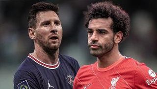 محمد صلاح وليونيل ميسي