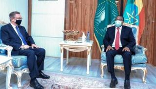 وزير الخارجية الإثيوبي ، مكونن والمبعوث الأمريكي فيلتمان - أرشيفية 