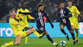 باريس سان جيرمان ضد نانت في الدوري الفرنسي