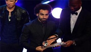 محمد صلاح مع دروجبا