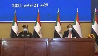 جانب من مراسم توقيع اتفاق السودان