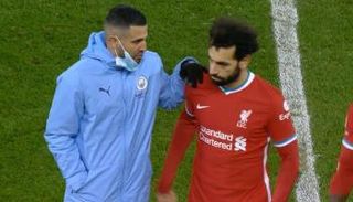 محمد صلاح ورياض محرز نجما ليفربول ومانشستر سيتي