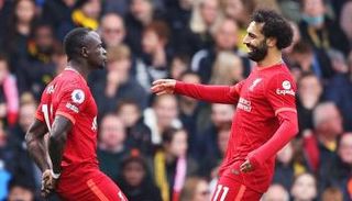 محمد صلاح وساديو ماني نجما ليفربول