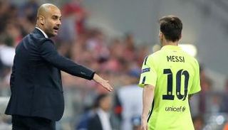 تجدد مواجهة بيب جوارديولا وليونيل ميسي