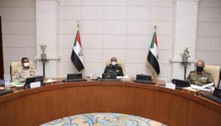 جانب من اجتماع مجلس السيادة السوداني