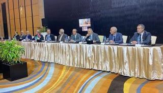 أعضاء اللجنة العسكرية خلال اجتماعهم في القاهرة - أرشيفية 