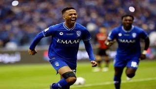 ناصر الدوسري لاعب الهلال السعودي