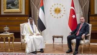 الشيخ محمد بن زايد آل نهيان والرئيس التركي