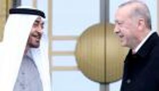 محمد بن زايد يشكر أردوغان على حفاوة الاستقبال