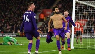 محمد صلاح في إحدى مواجهات ليفربول ضد ساوثهامبتون
