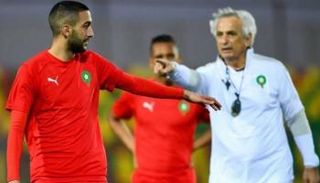 حكيم زياش ووحيد خليلوزيتش