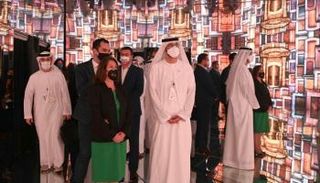 سلطان الجابر يزور جناحي المكسيك وليبيريا في إكسبو 2020