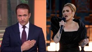 المذيع مات دوران والمغنية أديل