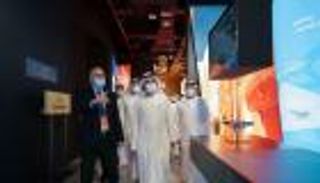 محمد بن راشد يزور جناح الجزائر في إكسبو 2020 دبي