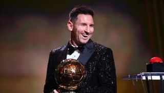 ليونيل ميسي في حفل الكرة الذهبية