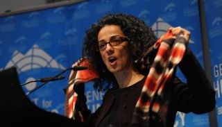  الناشطة المدنية والصحفية الإيرانية المعارضة مسيح علي نجاد