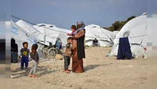 أحد مخيمات اللاجئين بتركيا
