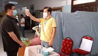 أحد المراكز الانتخابية في ليبيا -أرشيفية