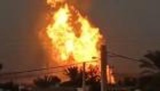 انفجار في خط أنابيب للغاز جنوب إيران