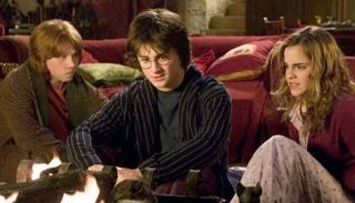 مشهد من سلسلة "هاري بوتر"