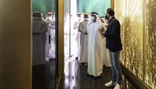 سيف بن زايد يزور جناح الفاتيكان في إكسبو 2020 دبي