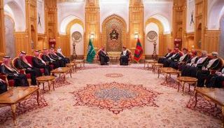 سلطان عمان السلطان هيثم بن طارق وولي العهد السعودي نائب رئيس مجلس الوزراء وزير الدفاع الأمير محمد بن سلمان بن عبدالعزيز