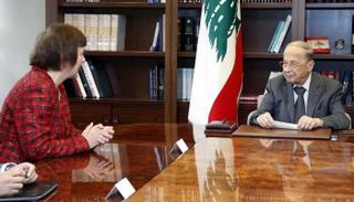 ميشال عون وجوانا فرونيكا 