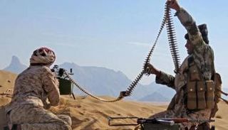 عناصر من الجيش اليمني خلال معركة سابقة