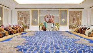 الشيخ محمد بن راشد يستقبل الأمير محمد بن سلمان في مقر إكسبو 2020 دبي