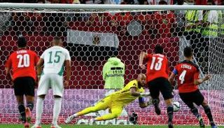 مباراة مصر والجزائر