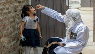حملة إماراتية للتطعيم ضد شلل الأطفال في باكستان- أرشيفية