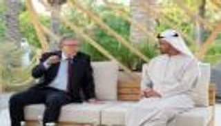 محمد بن زايد وبيل جيتس يبحثان تعزيز التعاون في مكافحة الأمراض