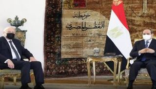 جانب من زيارة ميقاتي لمصر 
