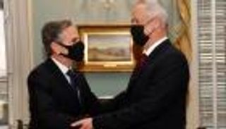 بلينكن وجانتس.. سلام الشرق الأوسط وخطر إيران على الطاولة