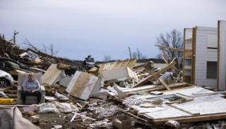 الدمار الذي خلفه إعصار في ولاية تينيسي عام 2020