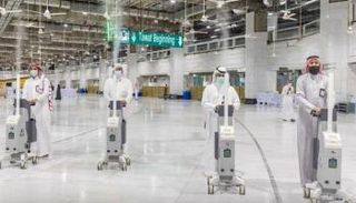 جانب من الاستعدادات لصلاة الاستسقاء