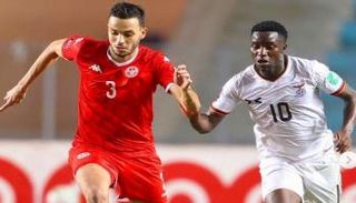 منتصر الطالبي لاعب منتخب تونس