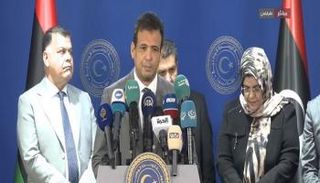 مؤتمر حكومة الوحدة الوطنية بشأن الانتخابات الليبية 