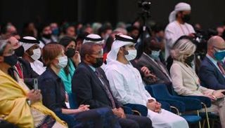 الشيخ منصور بن محمد بن راشد آل مكتوم يحضر ختام قمة ريوايرد