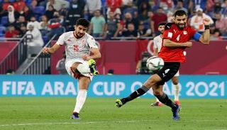 مباراة مصر وتونس في كأس العرب 2021