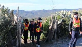 لحظة القبض على أحد المتهمين